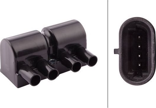 Катушка зажигания Hella для Opel Frontera B 1998-2004. Артикул 5DA 193 175-581