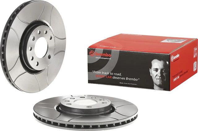 Тормозной диск Brembo XTRA LINE - Max передний для Saab 9-3 I 1998-2003. Артикул 09.9369.75