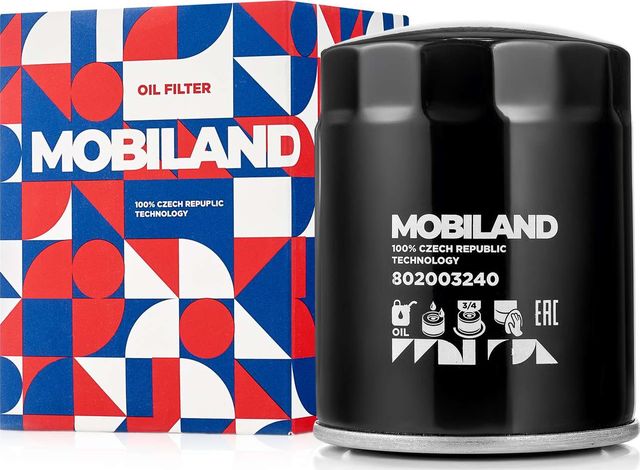 Масляный фильтр Mobiland для Kia Bongo IV 2003-2026. Артикул 802003240