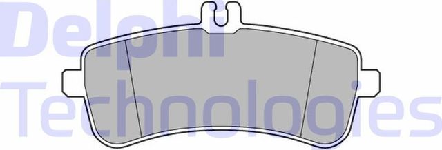 Тормозные колодки Delphi (Low-Metallic). Артикул LP3583