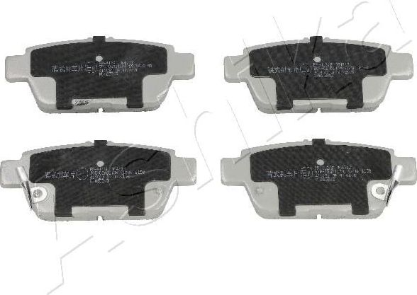 Тормозные колодки ASHIKA задние для Acura TL IV 2012-2014. Артикул 51-04-412