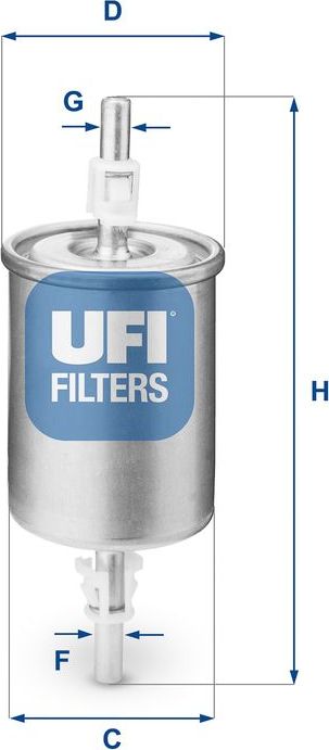 Топливный фильтр UFI. Артикул 31.515.00