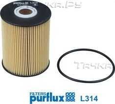Масляный фильтр Purflux для Volkswagen Golf III 1996-1999. Артикул L314