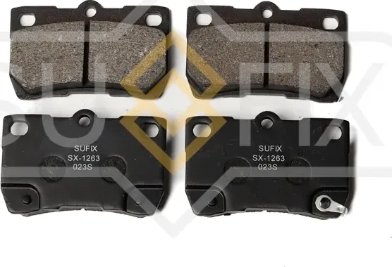 Колодки тормозные дисковые | зад прав/лев | (Sufix). Артикул SX-1263