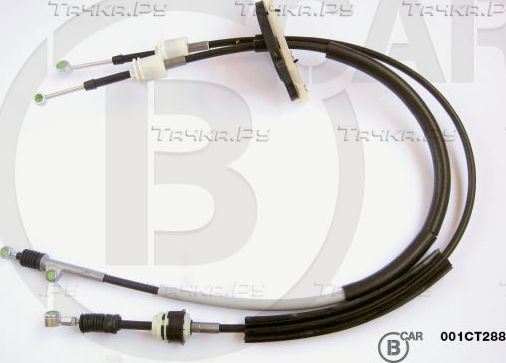 Трос переключения передач КПП B CAR для Peugeot Bipper 2008-2026. Артикул 001CT288