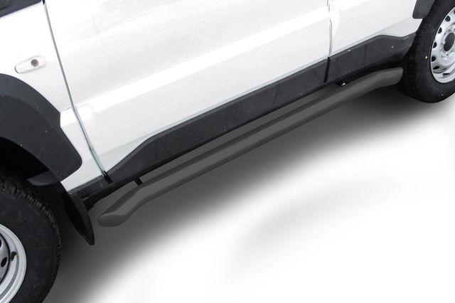 Пороги Slitkoff труба d57 с гибами для Lada Niva Travel 2020-2026 Серебристые. Артикул NivTR008S