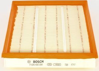 Воздушный фильтр Bosch. Артикул F 026 400 356