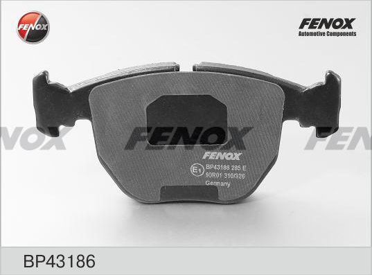 Тормозные колодки Fenox. Артикул BP43186