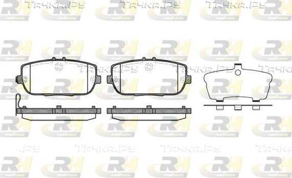 Тормозные колодки RoadHouse задние для Mazda MX-5 IV (ND) 2015-2026. Артикул 21190.01