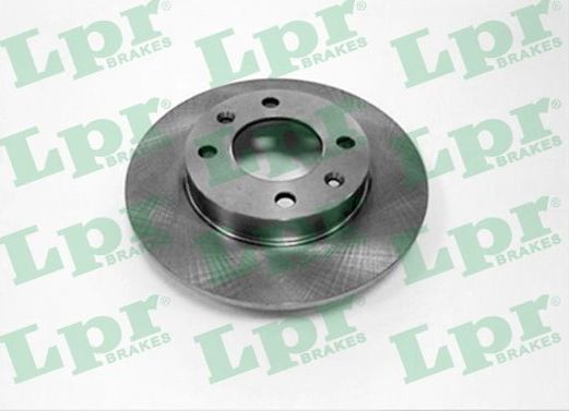 Тормозной диск LPR задний для Citroen C2 2003-2010. Артикул P1001P