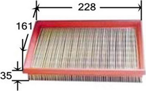 Воздушный фильтр JS Asakashi. Артикул A1509