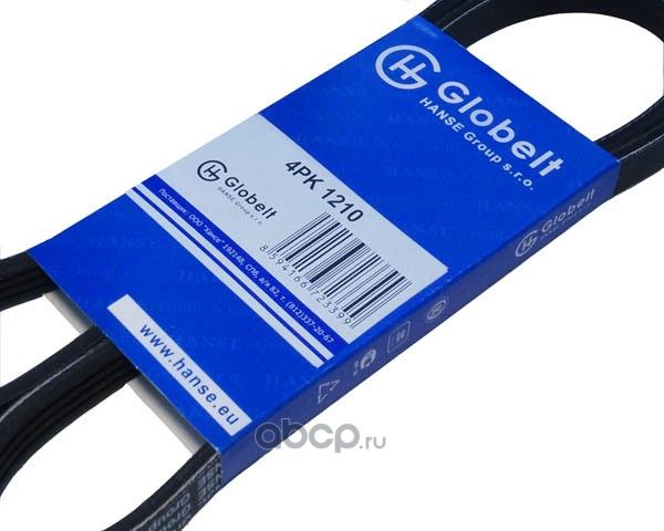 Ремень приводной поликлиновой 4PK1210 TOYOTA BELTA, TOYOTA VIOSYARIS, TOYOTA YAR (Globelt). Артикул 4PK1210