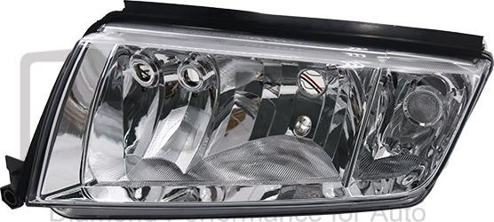Фара передняя основная DPA левая для Skoda Fabia I 1999-2008. Артикул 89410199802