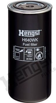 Топливный фильтр Hengst. Артикул H640WK