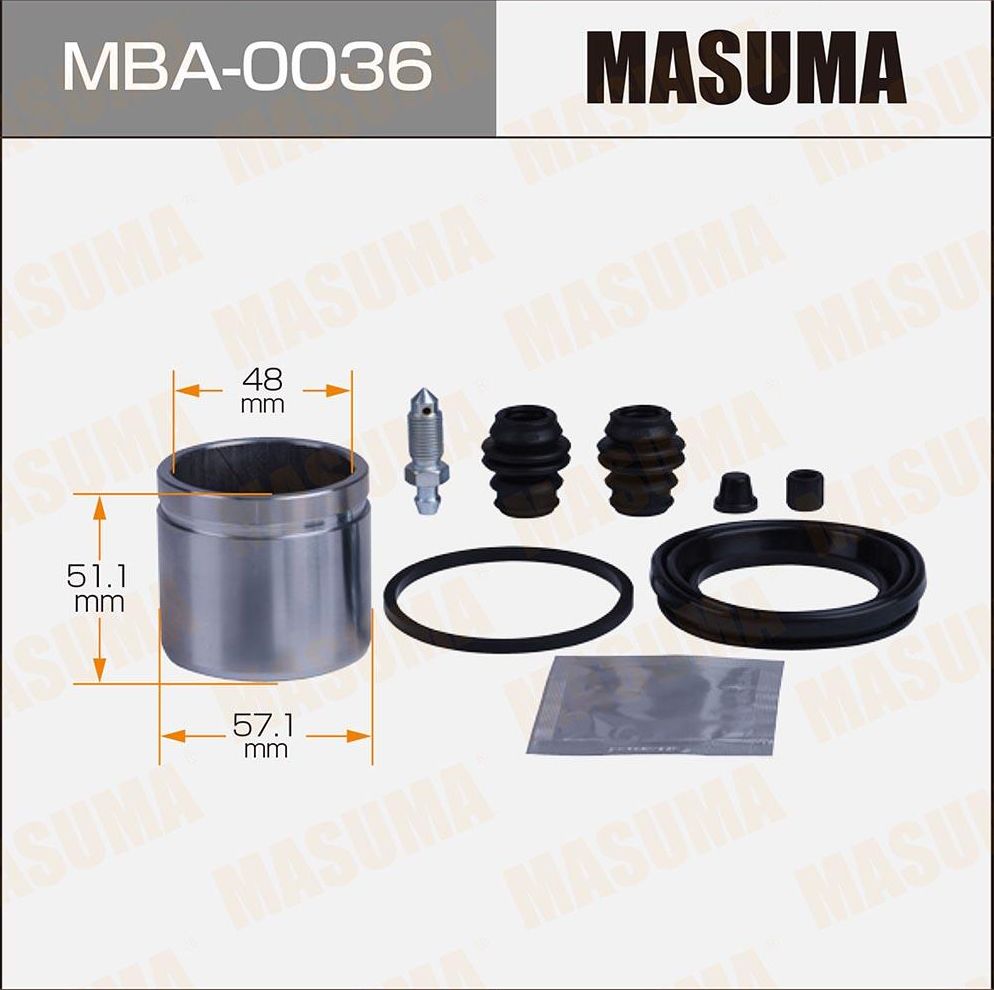Ремкомплект тормозного суппорта Masuma. Артикул MBA-0036