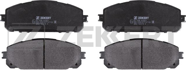 Тормозные колодки Zekkert передние для Jeep Cherokee V (KL) 2013-2026. Артикул BS-1698