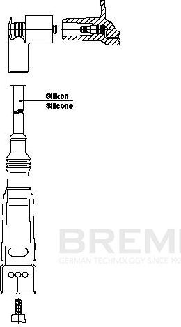 Высоковольтные провода (провода зажигания) Bremi. Артикул 111A66