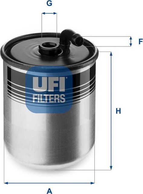 Топливный фильтр UFI. Артикул 24.429.00