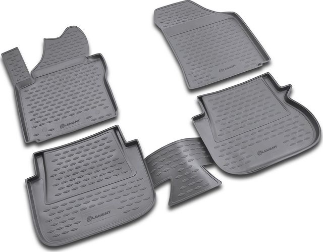 Коврики Element для салона Volkswagen Caddy 2007-2015 СЕРЫЕ. Артикул NLC.51.18.210k