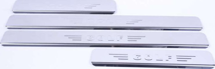 Накладки Ладья на внутренние пороги (штамп) для Volkswagen Golf VII 2013-2026. Артикул 014.13.271