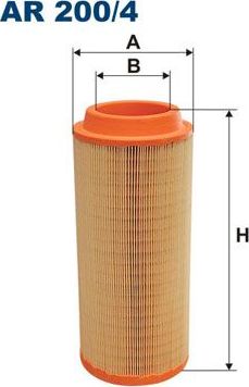 Воздушный фильтр Filtron. Артикул AR 200/4