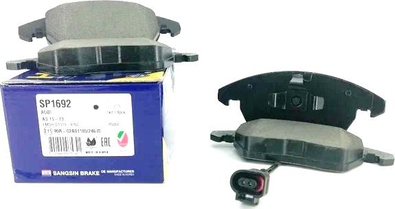Тормозные колодки Sangsin Hi-Q. Артикул SP1692