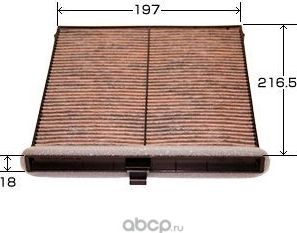 AC-407EX ФИЛЬТР САЛОНАMAZDA 3,MAZDA 6,CX-5 11 (VIC). Артикул AC407EX