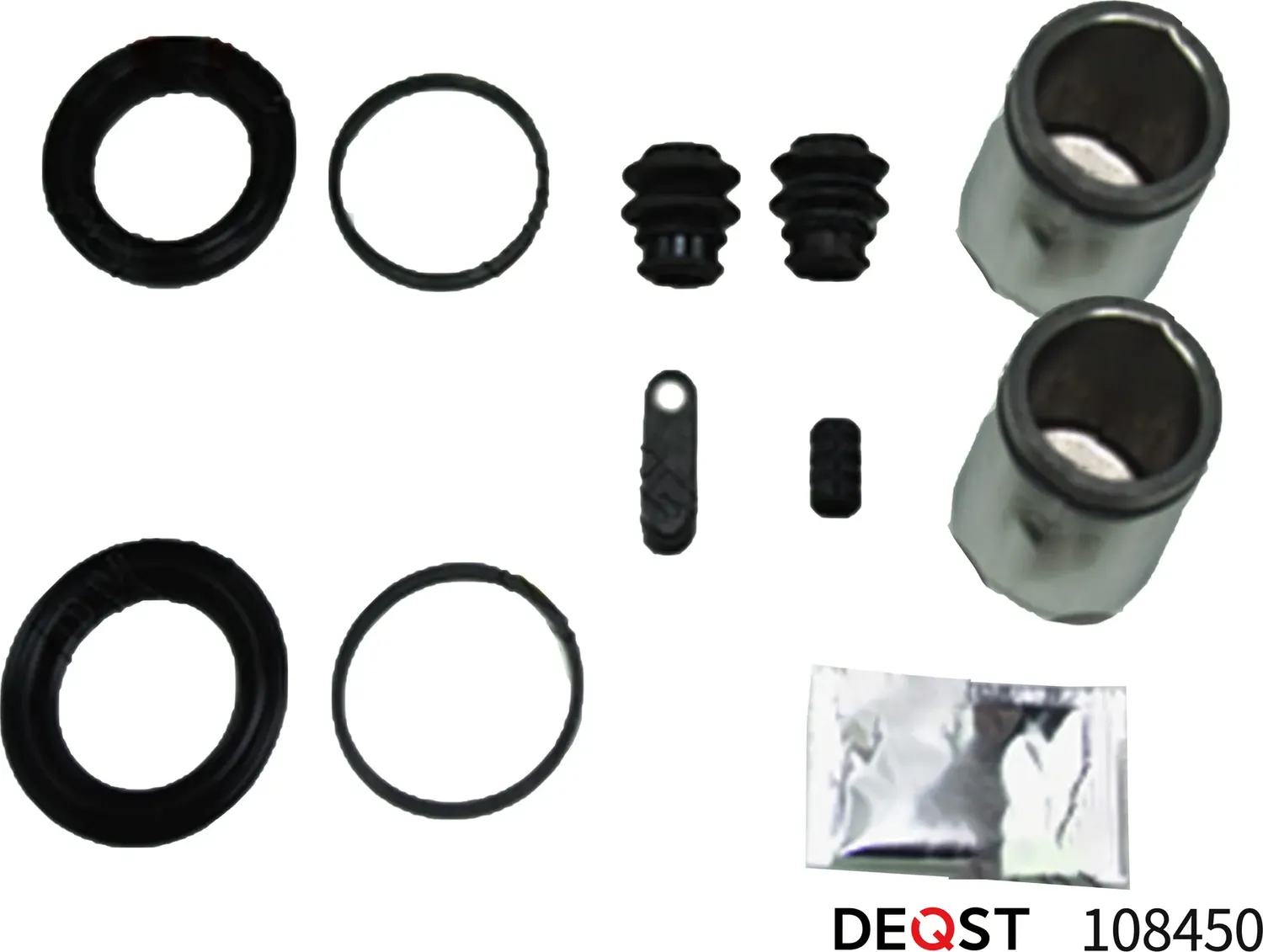 Ремкомплект тормозного суппорта с поршнем переднего (поршень O 48 mm, суппорт Ka (Deqst). Артикул 108450