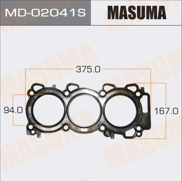 Прокладка ГБЦ Masuma для Nissan Maxima A33 2000-2003. Артикул MD-02041S