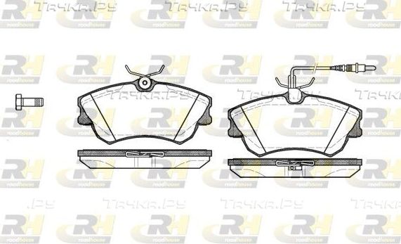 Тормозные колодки RoadHouse передние для Renault Espace III 1996-2002. Артикул 2638.02