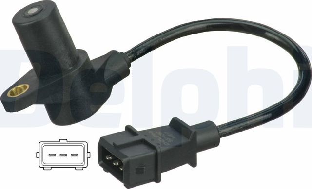 Датчик положения коленвала Delphi для Kia Carnival I 1999-2006. Артикул SS11060