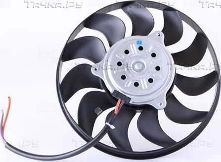 Вентилятор радиатора двигателя Nissens (полимерный материал) для SEAT Exeo 2008-2013. Артикул 85731