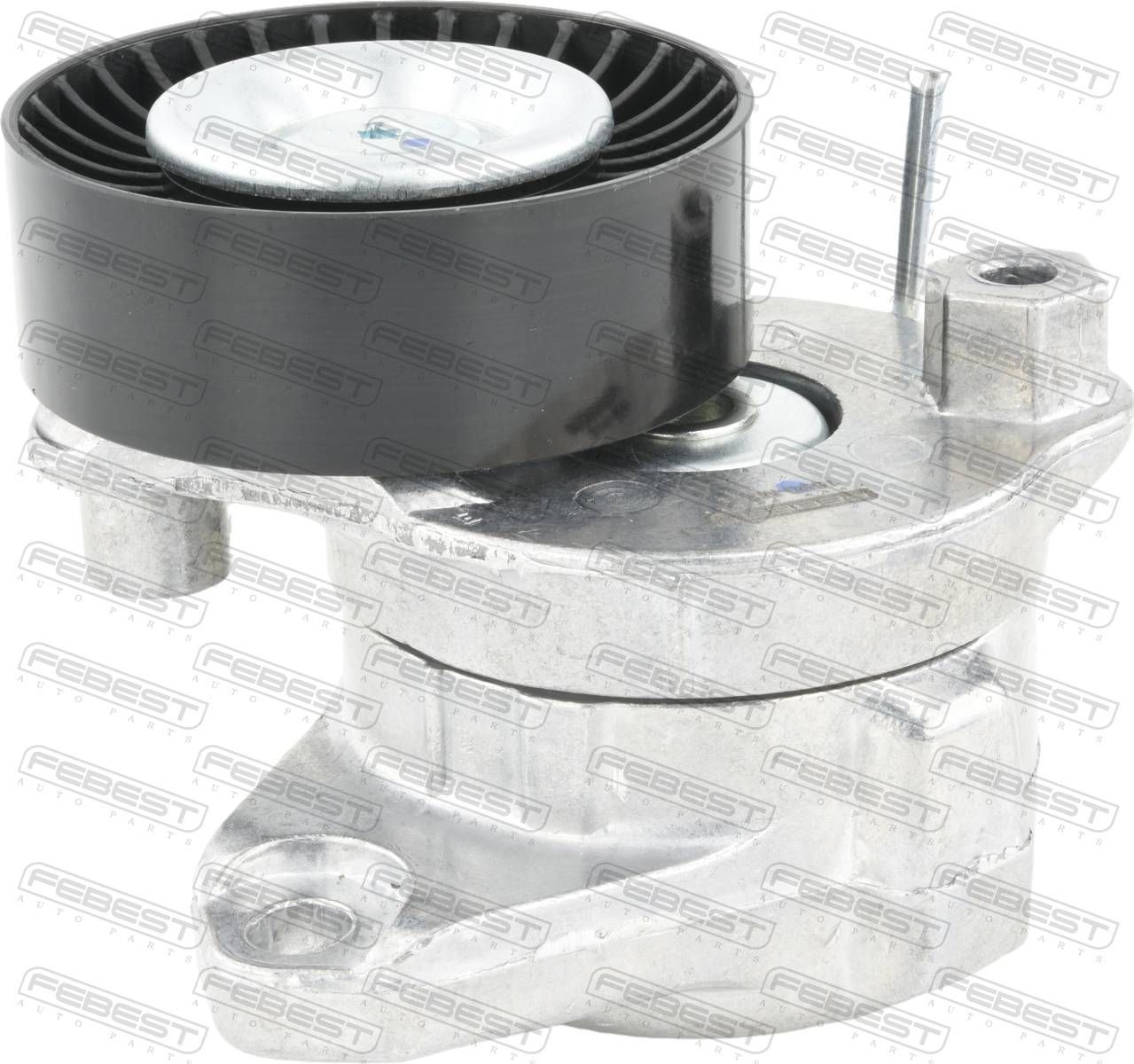 Натяжной ролик (натяжитель) приводного клинового зубчатого ремня Febest. Артикул 1690-M272