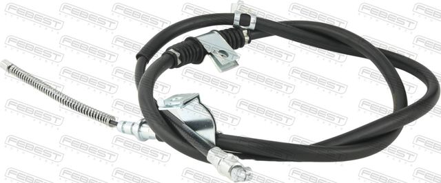 Трос ручника (тросик ручного тормоза) Febest задний правый для Citroen C-Crosser 2007-2013. Артикул 04100-CWRH