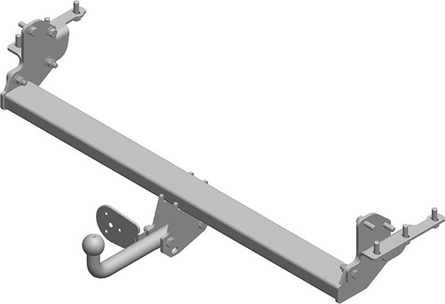 Фаркоп AvtoS для Nissan Navara D40 2005-2015. Артикул NS 16