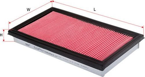 Воздушный фильтр Sakura. Артикул A-1752