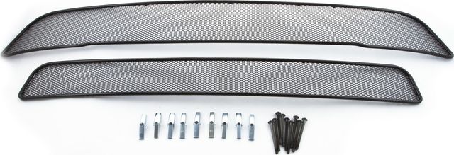 Сетка Arbori на решётку бампера, черная 10 мм для MITSUBISHI Outlander 2012-2015. Артикул 01-380112-101