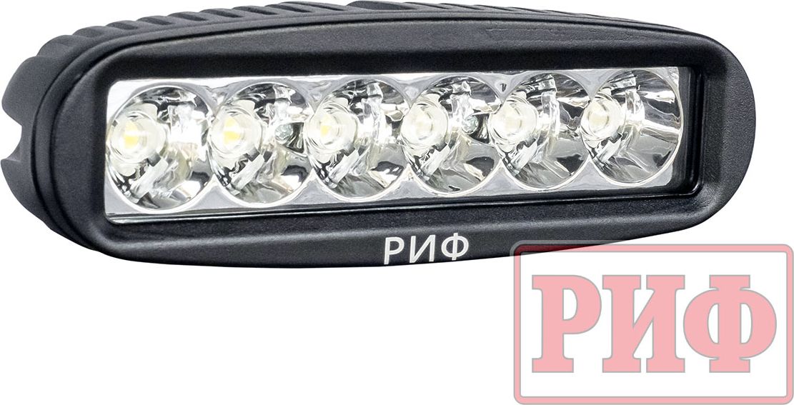 Фара дальнего света РИФ 160 мм 18W LED. Артикул SM-6180P