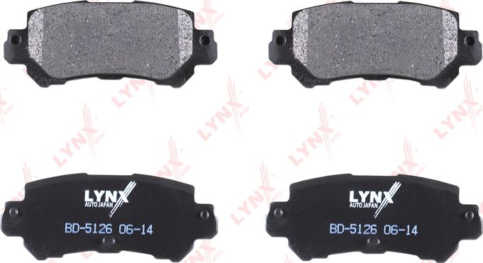 Тормозные колодки LYNXauto. Артикул BD-5126
