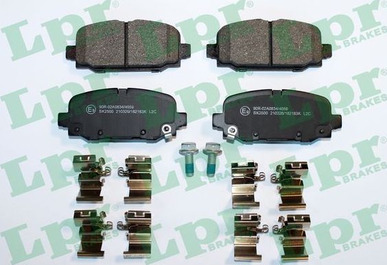 Тормозные колодки LPR. Артикул 05P2183K