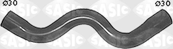 Патрубок радиатора (системы охлаждения) Sasic правый верхний для Renault Megane I 1996-2003. Артикул SWH4197