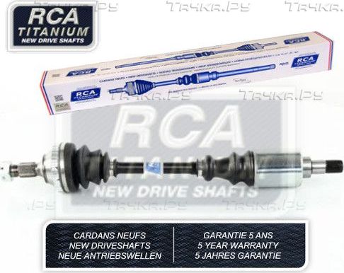Полуось (привод в сборе, приводной вал) RCA FRANCE NEW DRIVESHAFT. Артикул C216AN