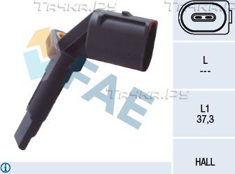 Датчик ABS FAE передний/задний правый/левый для Audi S5 I (8T) 2007-2017. Артикул 78090