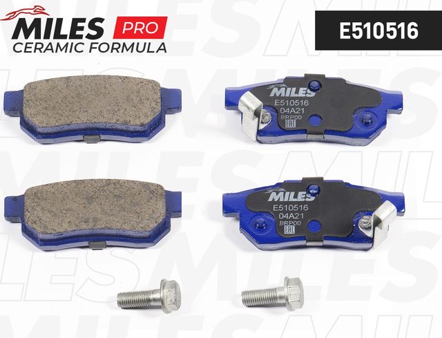 Тормозные колодки Miles (Керамика) задние для Lotus Elise I 1995-2000. Артикул E510516