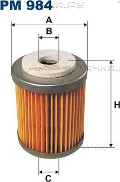 Топливный фильтр Filtron для MAN HOCL 2006-2014. Артикул PM 984