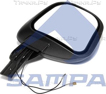 Зеркало боковое Sampa для Scania G 2004-2015. Артикул 042.110