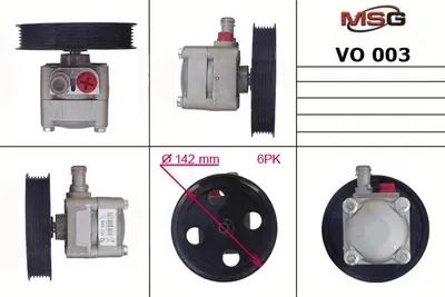 Насос гидроусилителя Volvo C70/S60/S80/V70 VO003 (MSG). Артикул VO003