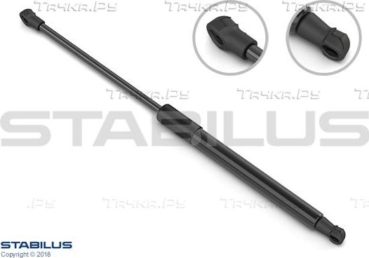 Амортизатор (упор) багажника Stabilus Lift-O-Mat®. Артикул 547558