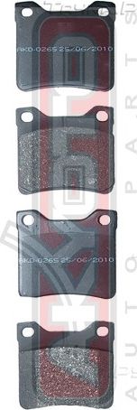 Тормозные колодки Akyoto Packing AKYOTO задние для BMW 5 III (E34) 1988-1990. Артикул AKD-0265