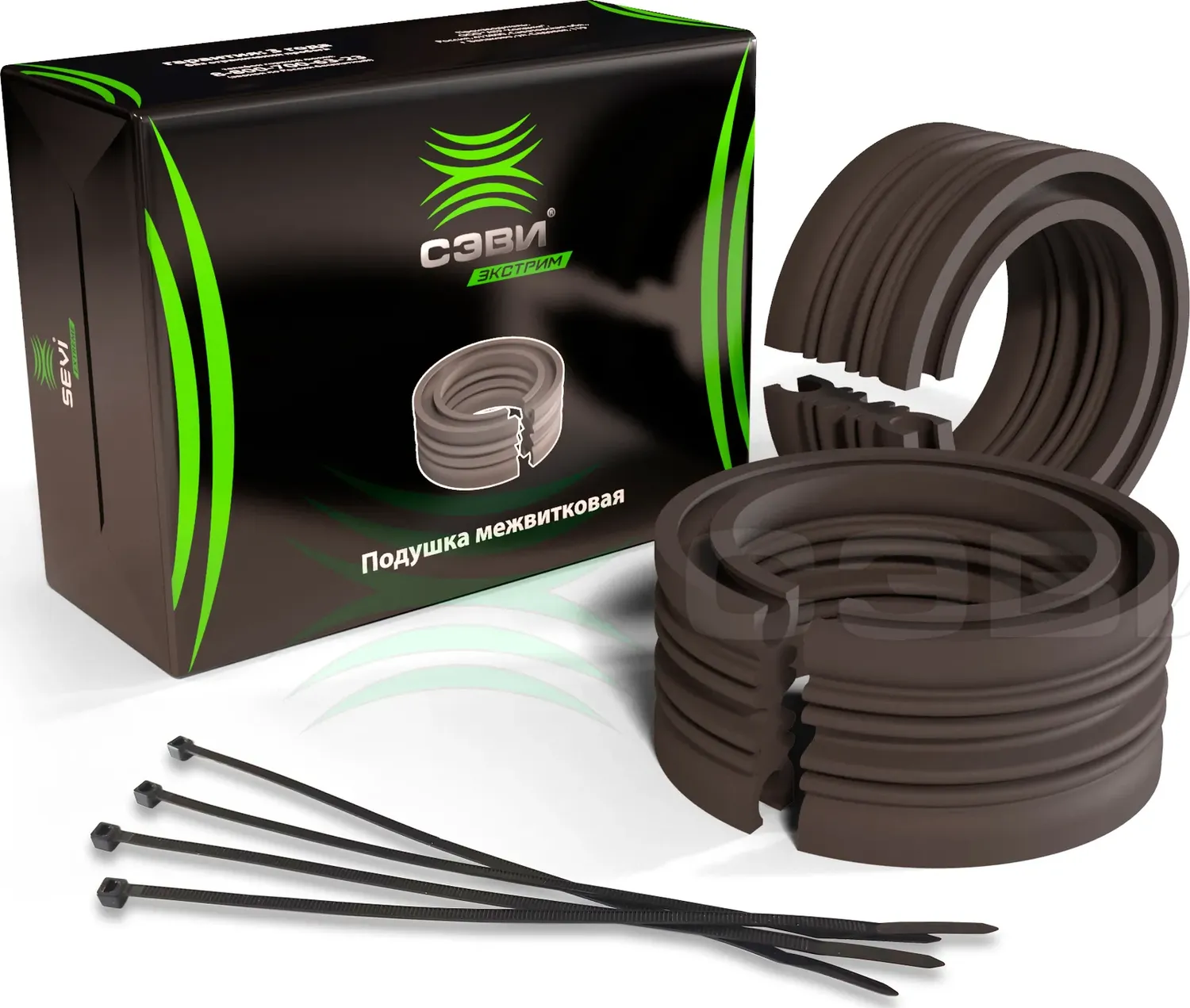 ПОДУШКА МЕЖВИТКОВАЯ РАССТОЯНИЕ МЕЖДУ ВИТКАМИ 38 ММ (СЭВИ) (Sevi). Артикул 2154